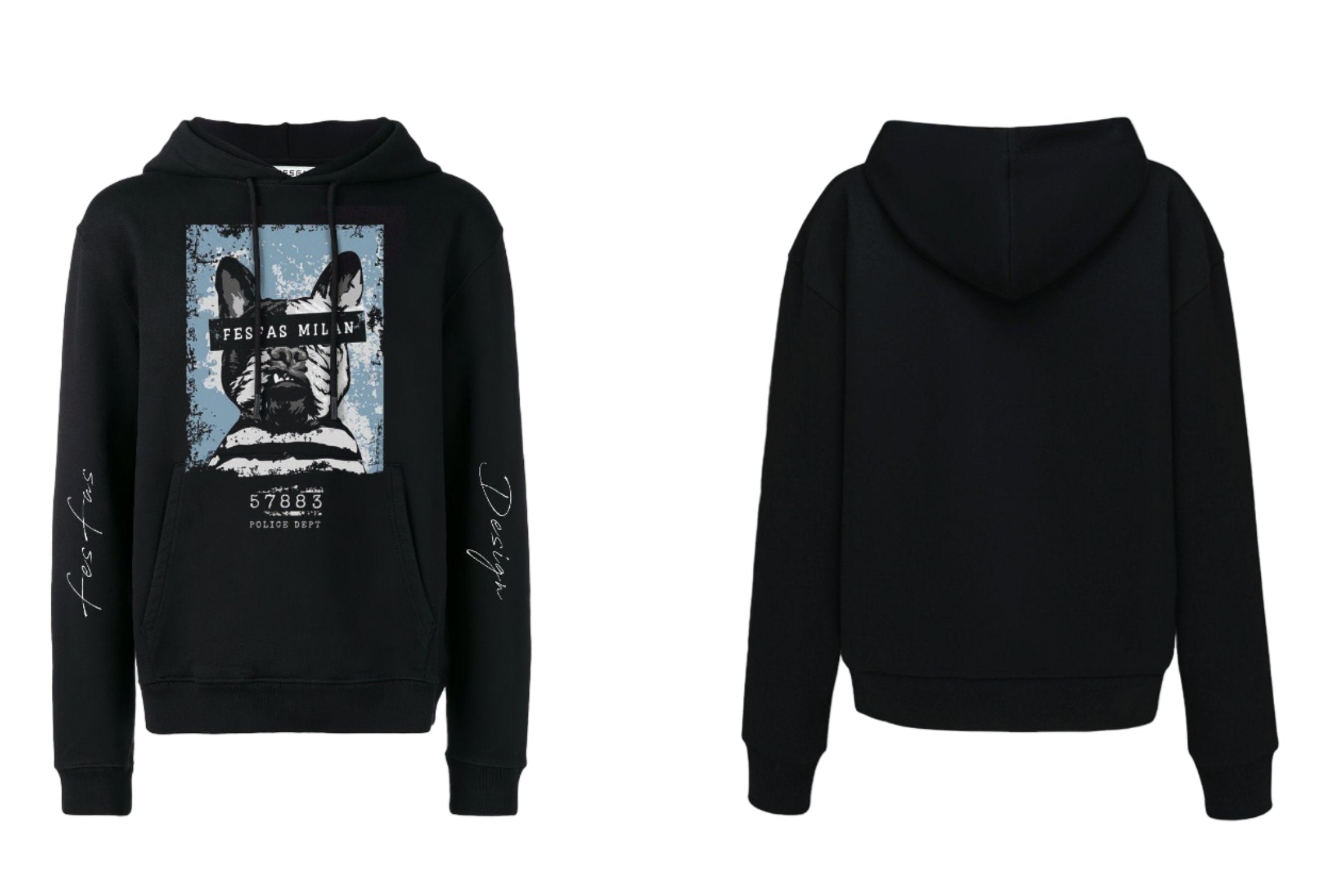 Áo hoodie FesFas in hình chó con