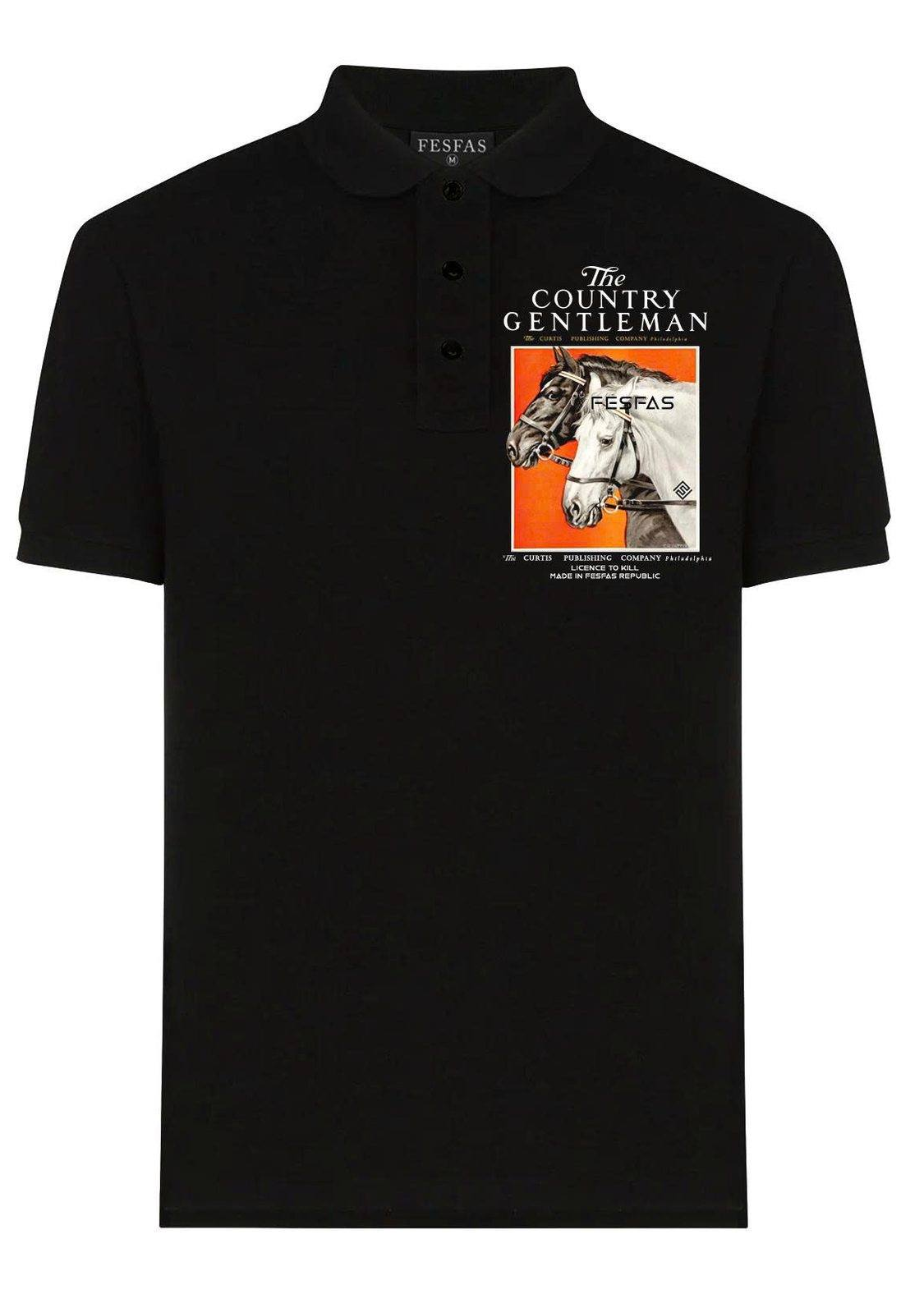 Áo polo FesFas in hình ngựa