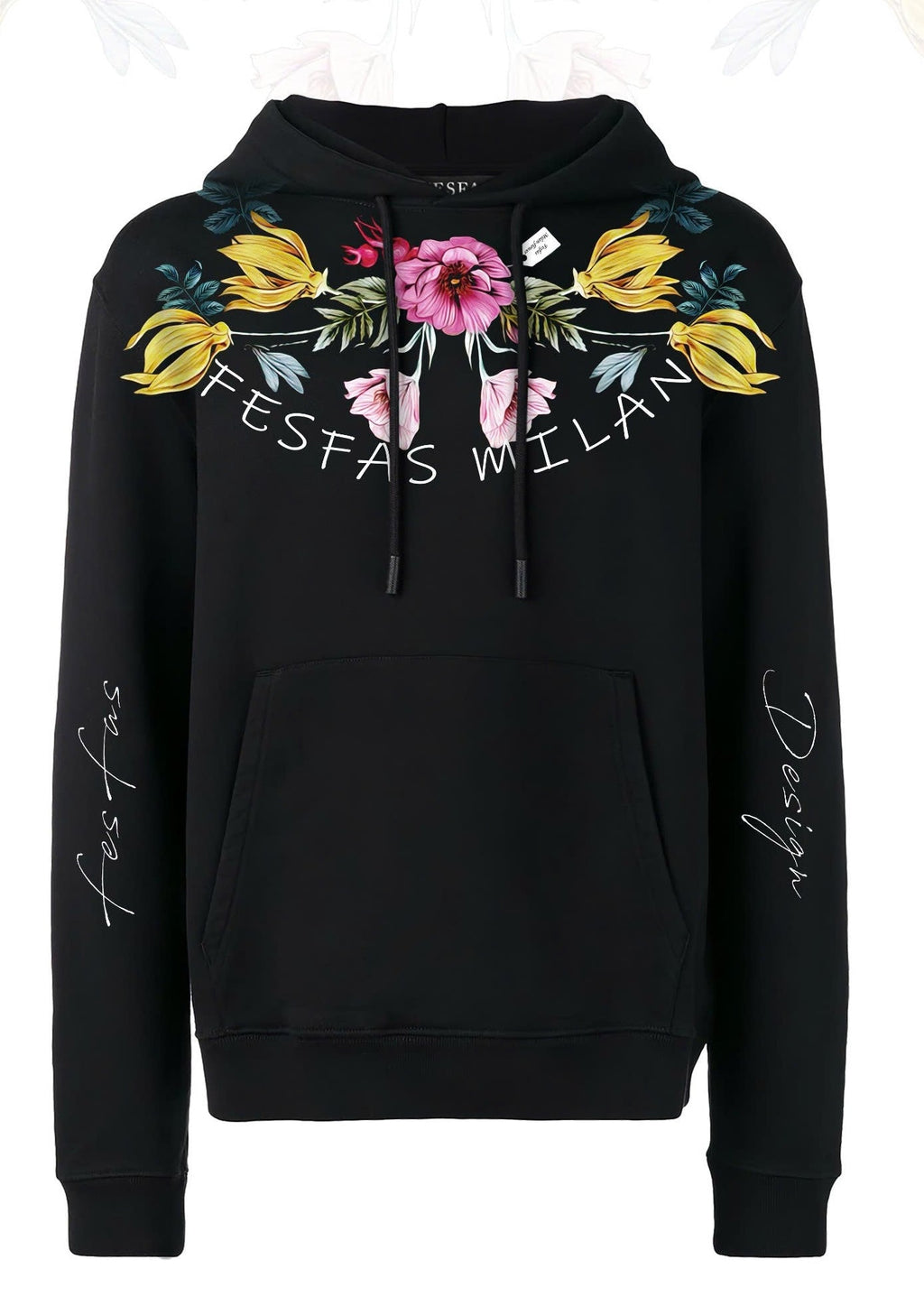Áo hoodie FesFas in hình hoa