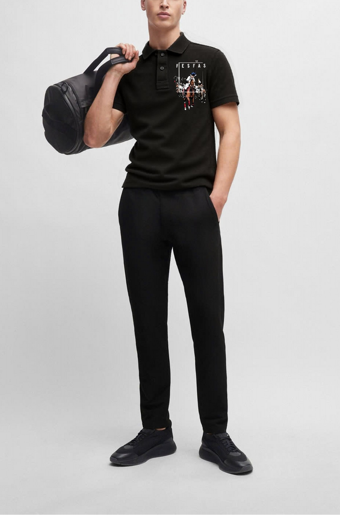 Áo polo FesFas in hình ngựa