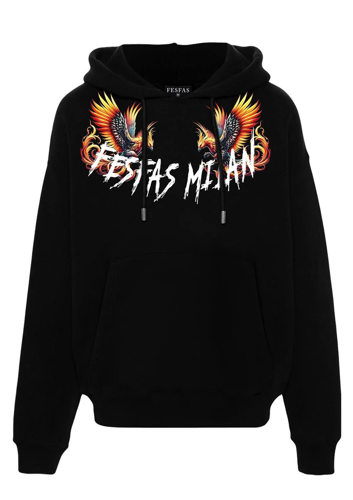Áo hoodie FesFas in hình phượng hoàng lửa