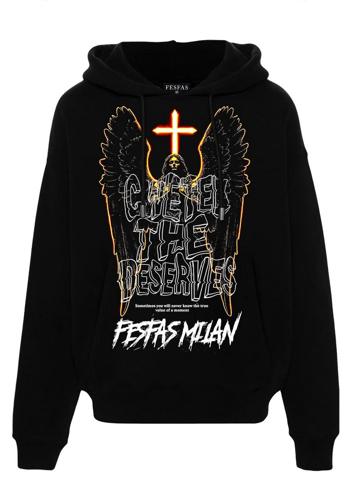 Áo hoodie FesFas in hình thiên thần