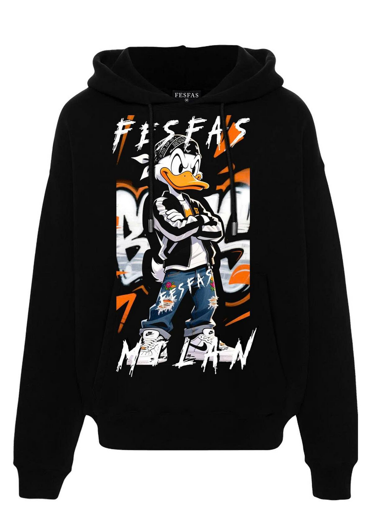 Áo hoodie FesFas in hình hoạt hình