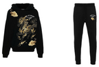 Bộ hoodie FesFas in hình ngựa vàng
