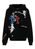 FesFas graphic-print Hoodie | Black | Men