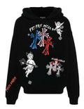 FesFas graphic-print Hoodie | Black | Men