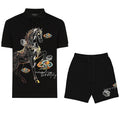 FesFas horse-print | Bộ Polo | Nam | Màu Đen