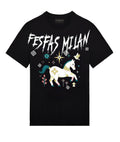 FesFas horse-print | Áo Thun | Nam | Màu Đen