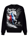 FesFas horse-print Sweatshirt | Black | Men