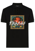 FesFas horse-print | Áo Polo | Nam | Màu Đen