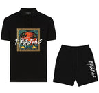 FesFas horse-print | Bộ Polo | Nam | Màu Đen