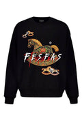 FesFas horse-print Sweatshirt | Black | Men