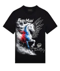 FesFas horse-print | Áo Thun | Nam | Màu Đen