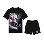 FesFas horse-print | Bộ T-Shirt | Nam | Màu Đen