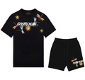 Bộ áo thun và quần short FesFas in hình chuồn chuồn