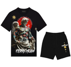Bộ áo thun và quần short FesFas in hình thiên thần