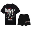 Bộ áo thun và quần short FesFas in hình mũ hiệp sĩ