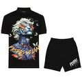 FesFas tiger face-print | Bộ Polo | Nam | Màu Đen