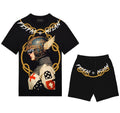 FesFas graphic-print | Bộ T-Shirt | Nam | Màu Đen