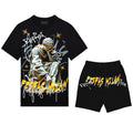 Bộ áo thun và quần short FesFas in hình tượng thiên thần