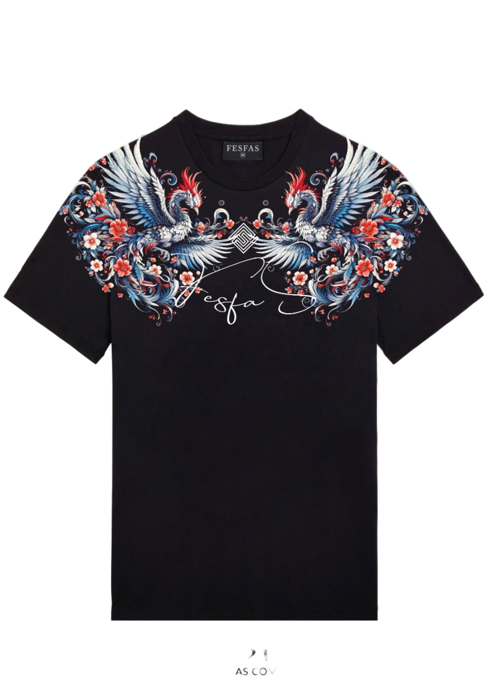 FesFas gamecock-print | Áo Thun | Nam | Màu Đen