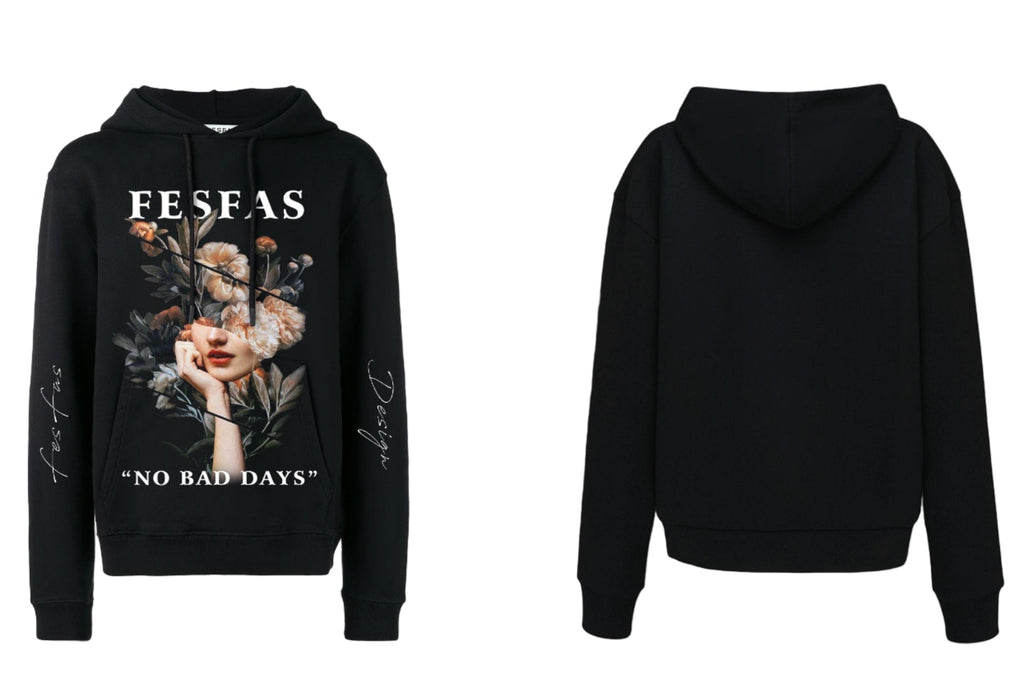 Áo hoodie FesFas in hình hoa