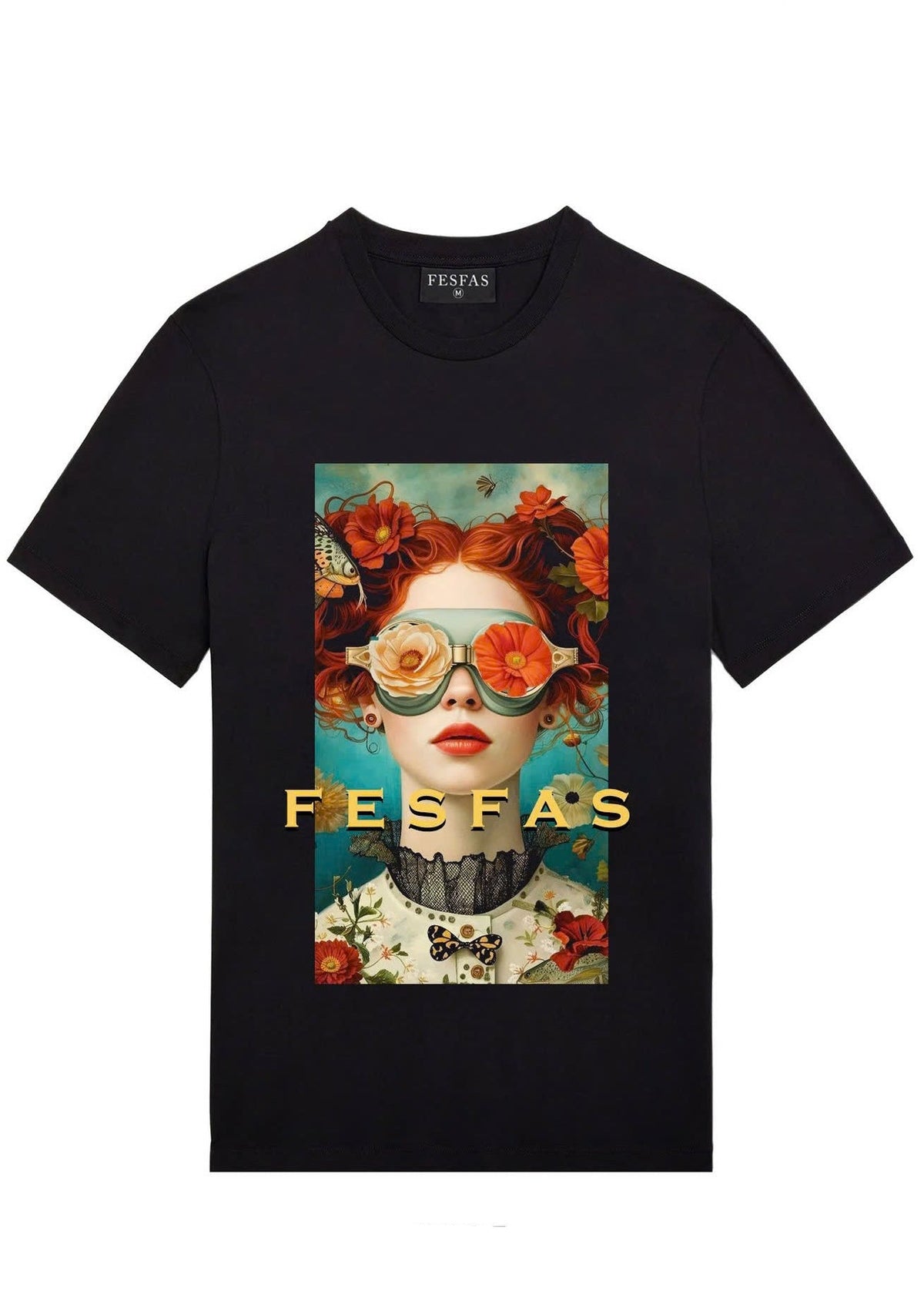 Áo thun FesFas in hình cô gái