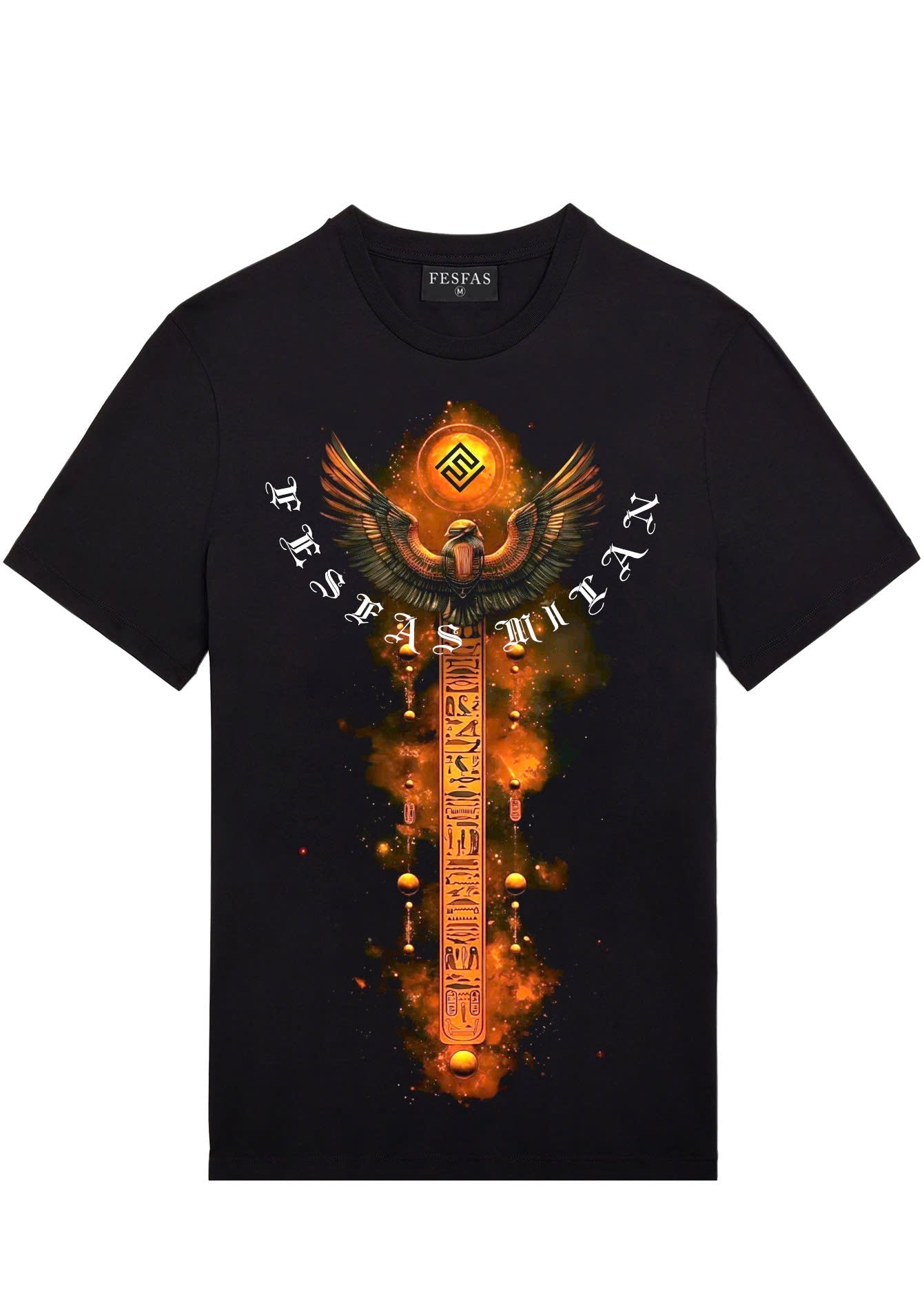 FesFas sword-print | Áo Thun | Nam | Màu Đen