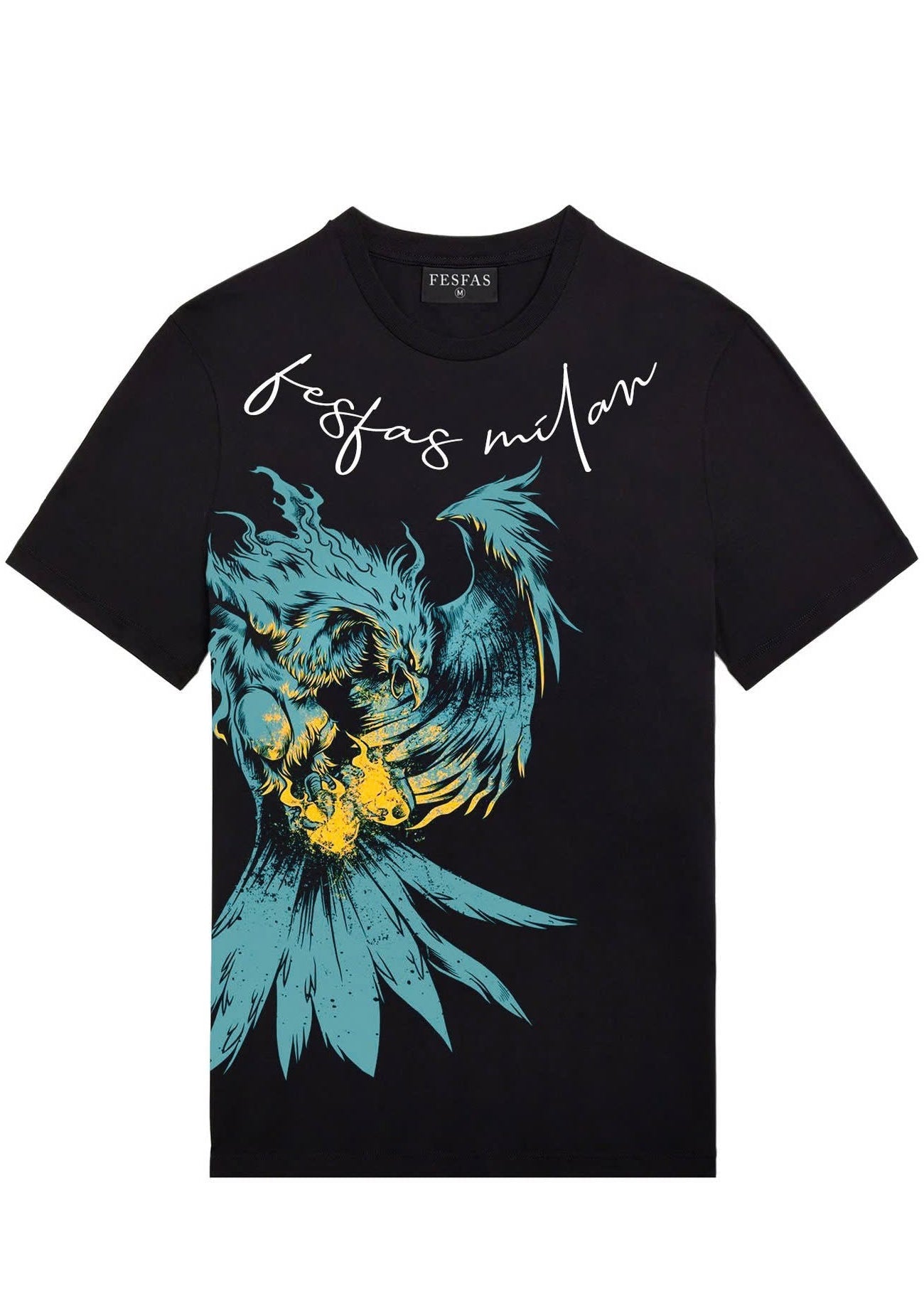 FesFas gamecock-print | Áo Thun | Nam | Màu Đen