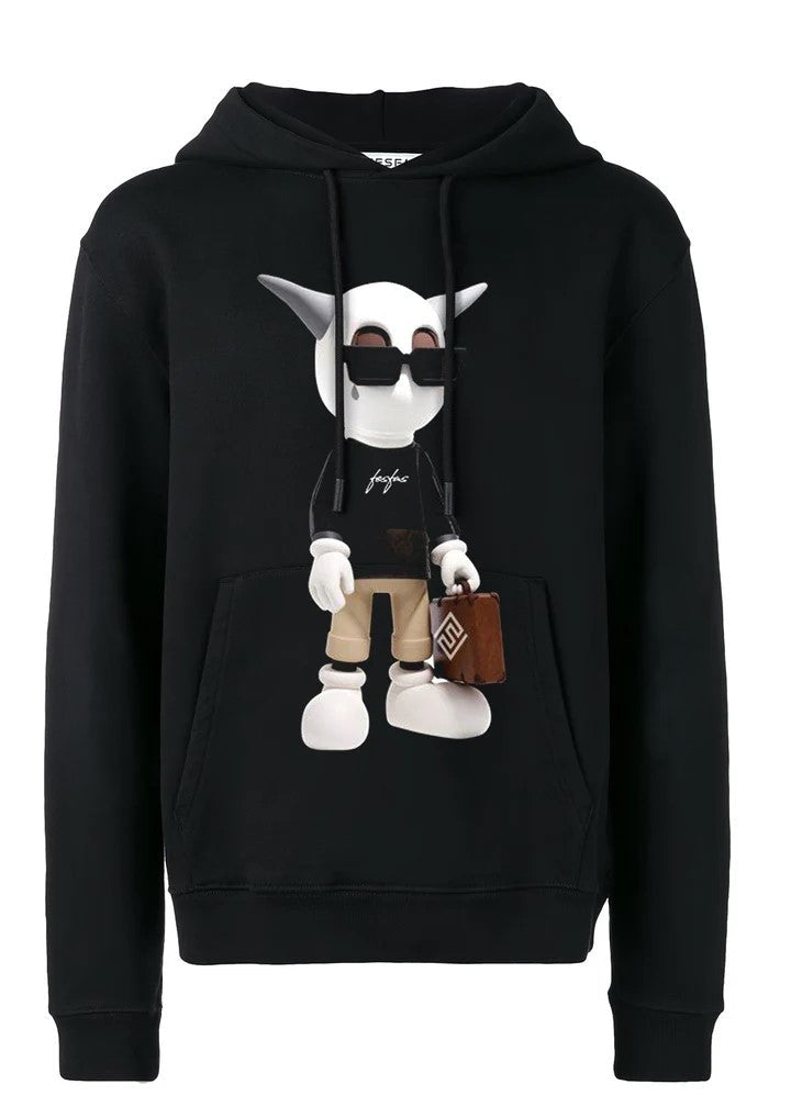 Áo hoodie FesFas in hình gấu chăm chỉ