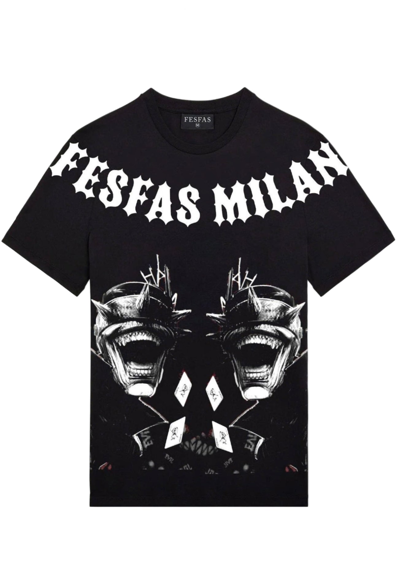 FesFas mask-print | Áo Thun | Nam | Màu Đen