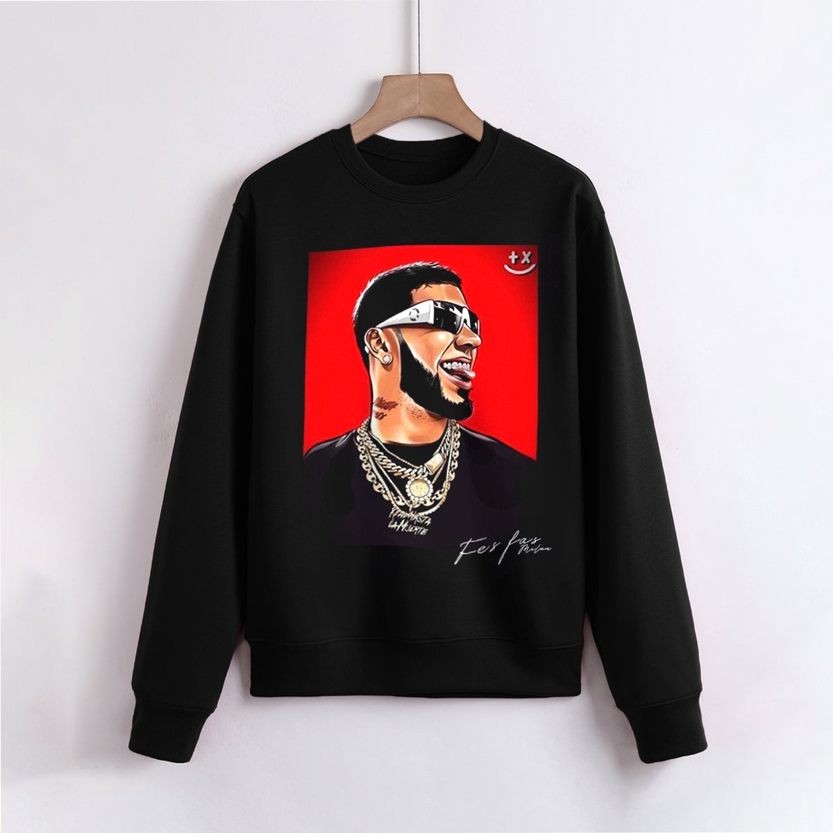 Áo nỉ cổ tròn FesFas in hình swag
