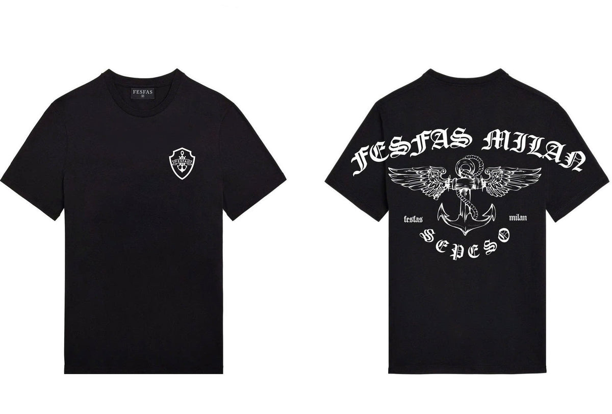 FesFas Anchor-print | Áo Thun | Nam | Màu Đen