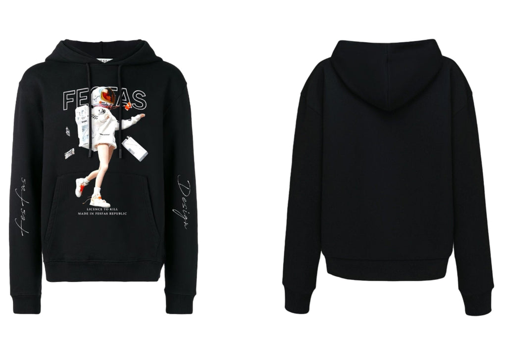 Áo hoodie FesFas in hình capheny