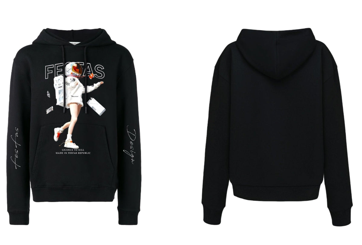 Áo hoodie FesFas in hình capheny