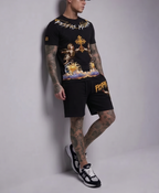 Bộ áo thun và quần short FesFas in hình thiên thần