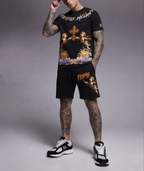 Bộ áo thun và quần short FesFas in hình thiên thần