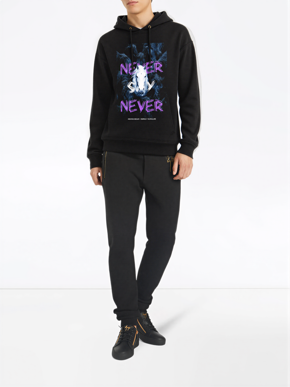 Áo hoodie FesFas in hình ngựa