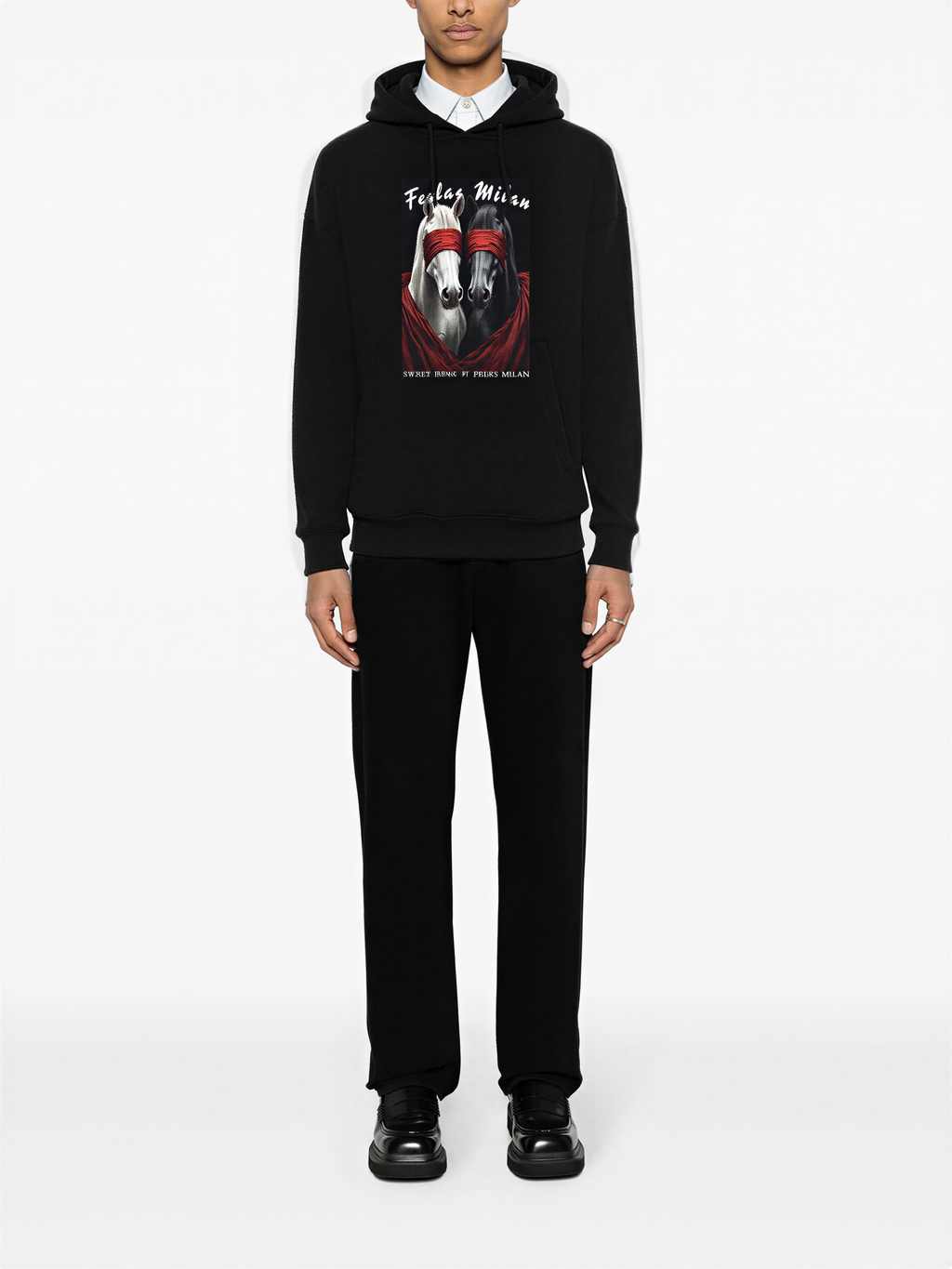 Áo hoodie FesFas in hình ngựa