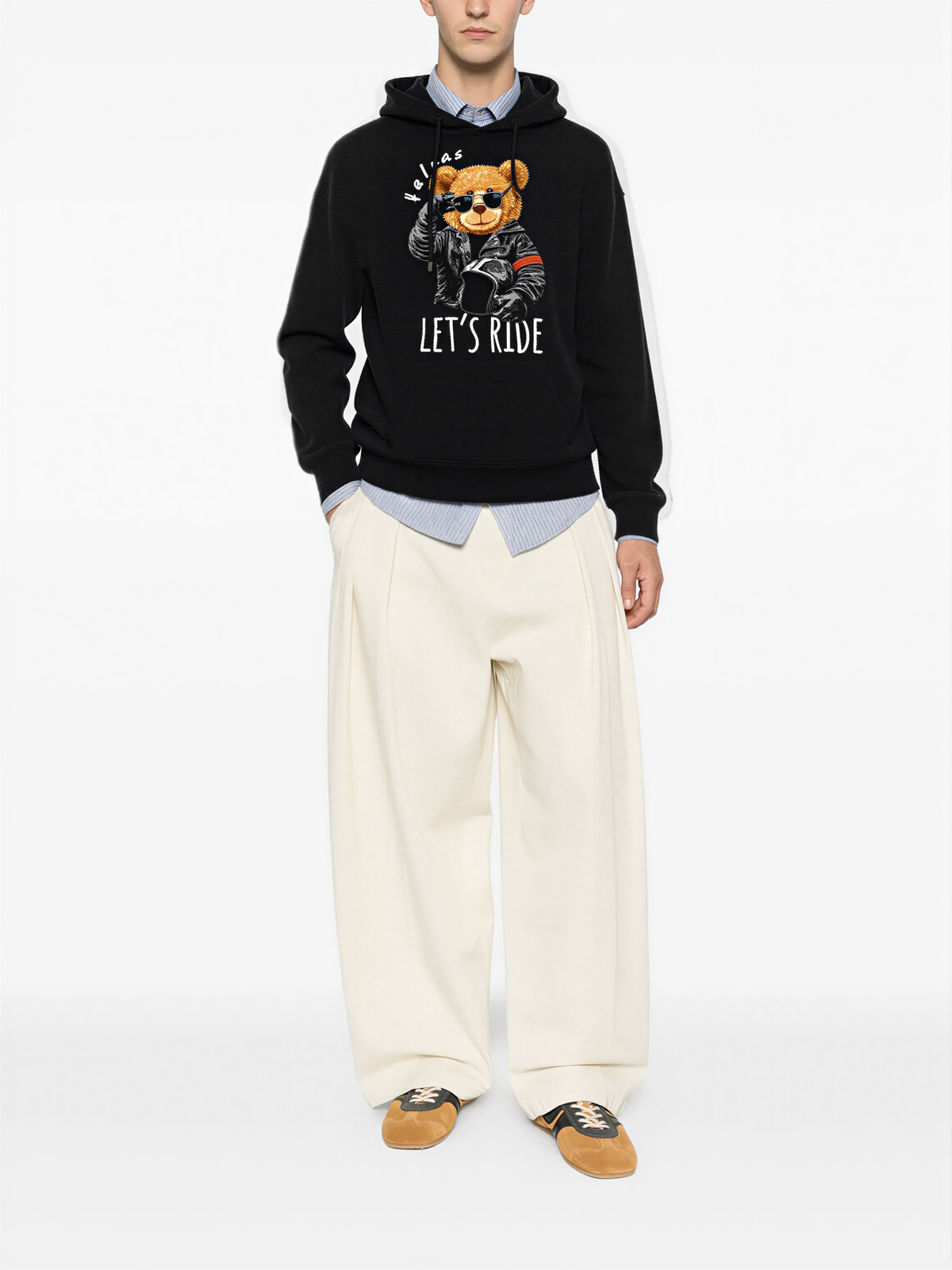 Áo hoodie FesFas in hình gấu