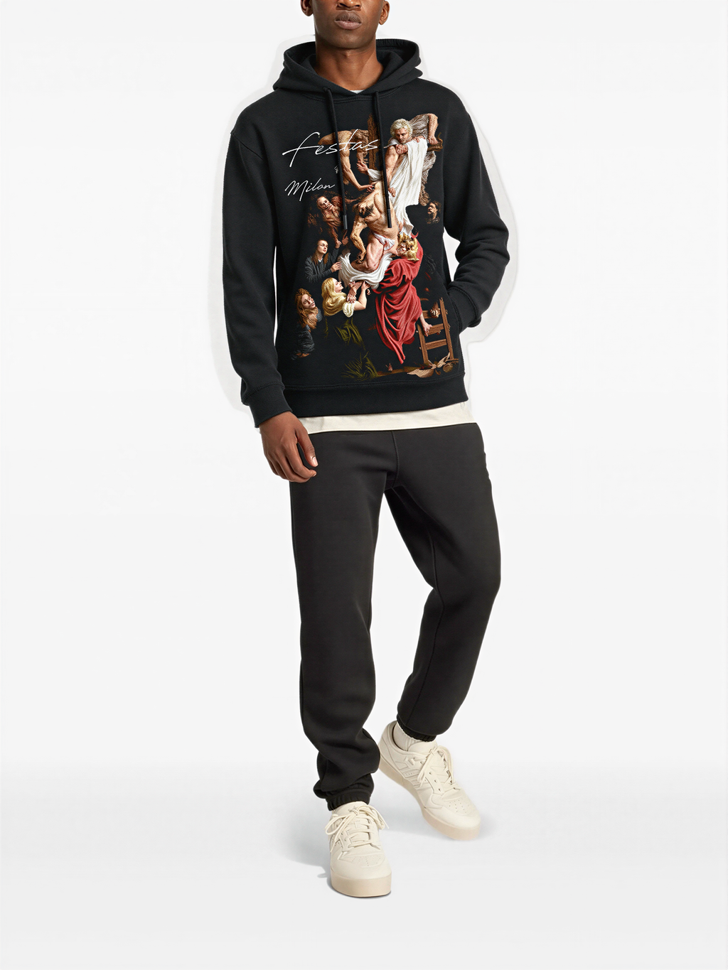 Áo hoodie FesFas in hình godfall