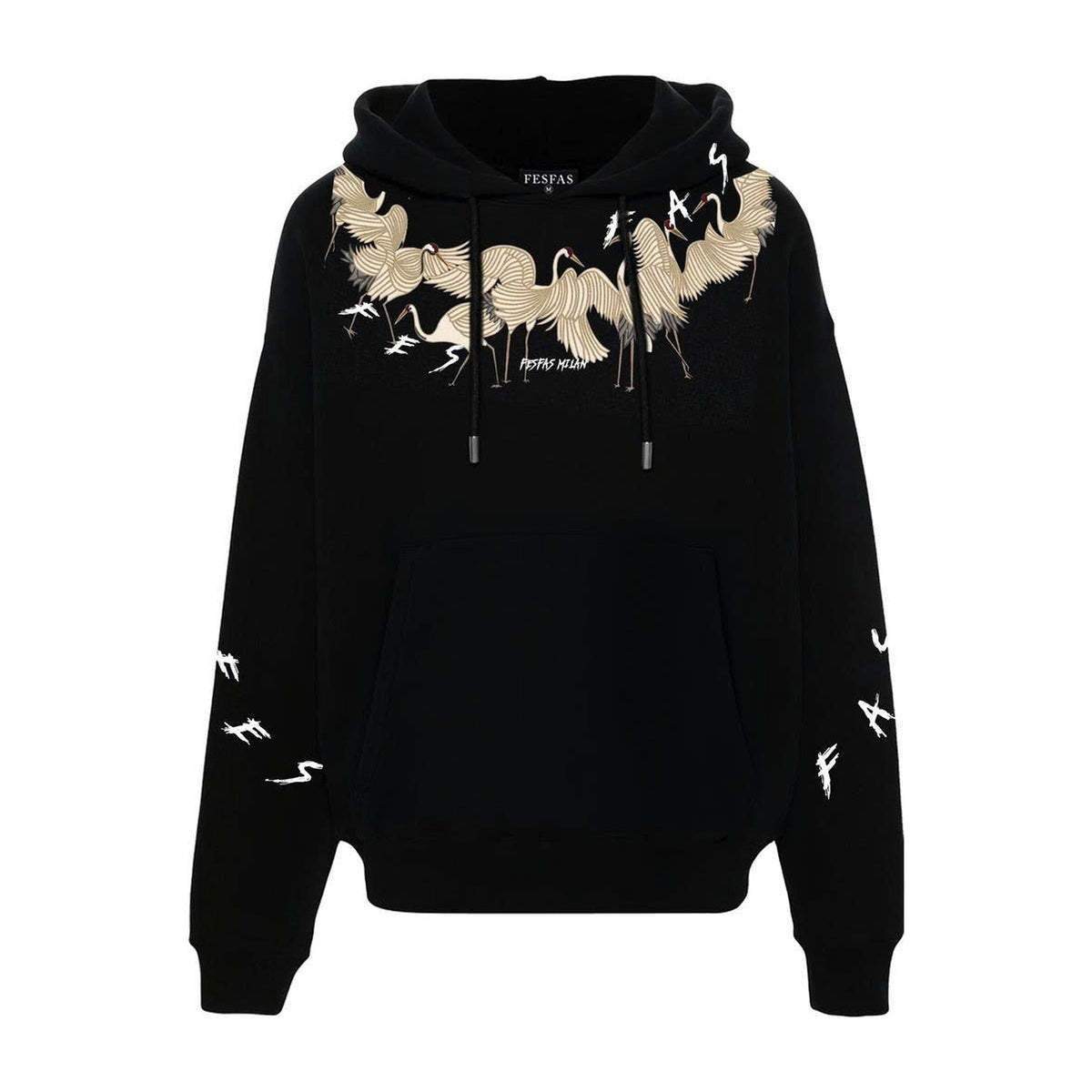 Áo Hoodie FesFas Họa Tiết Hạc Bay