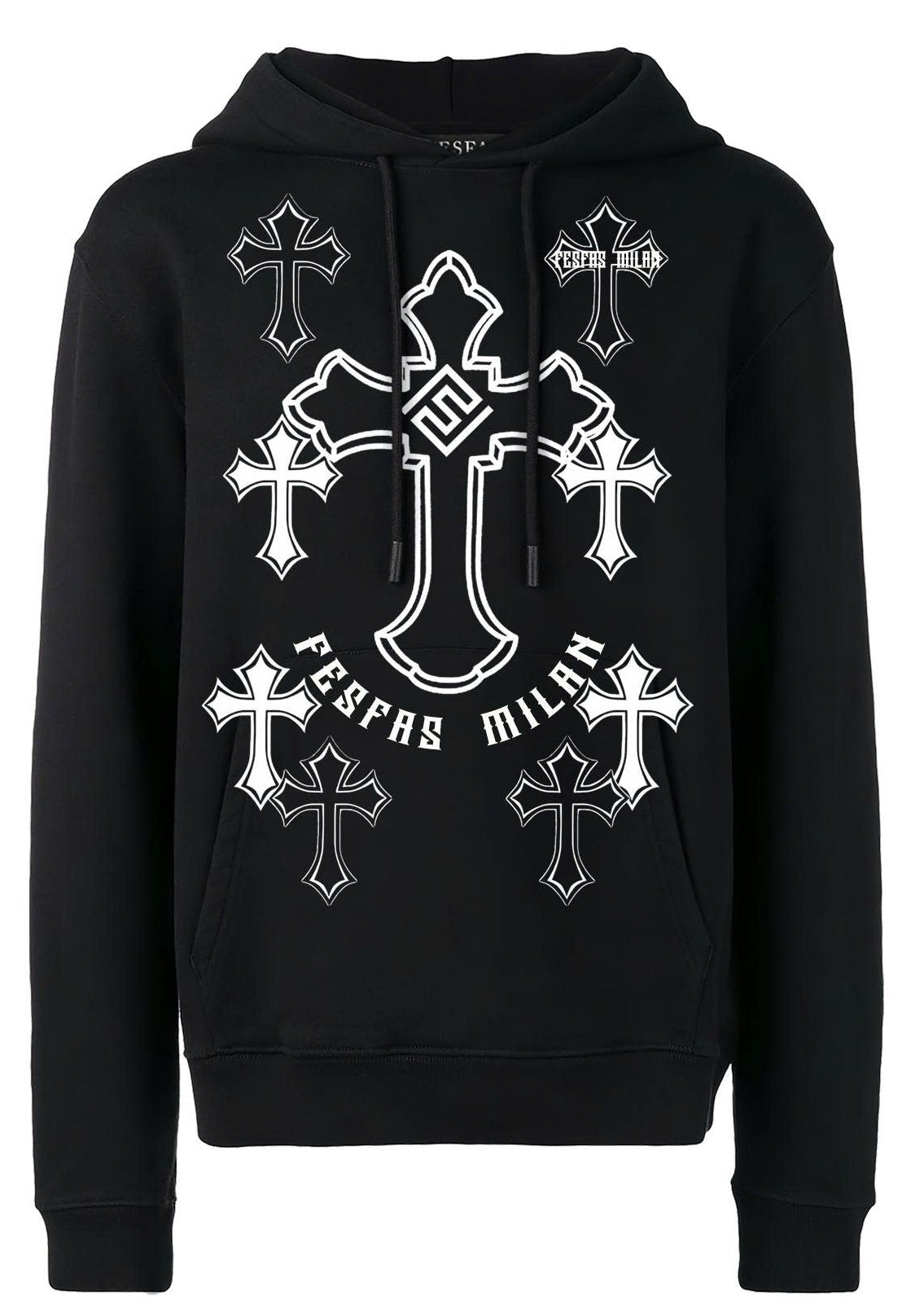 Bộ hoodie FesFas in hình thánh giá