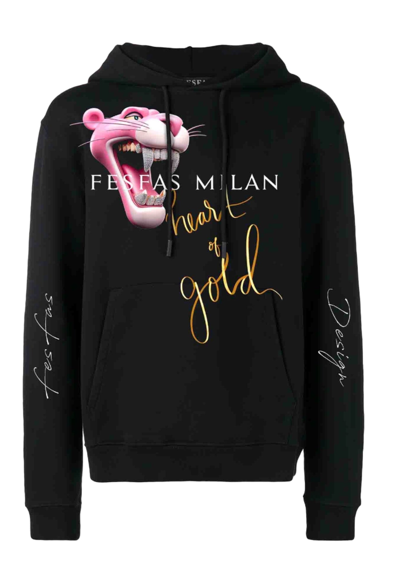 Áo hoodie FesFas in hình báo hồng