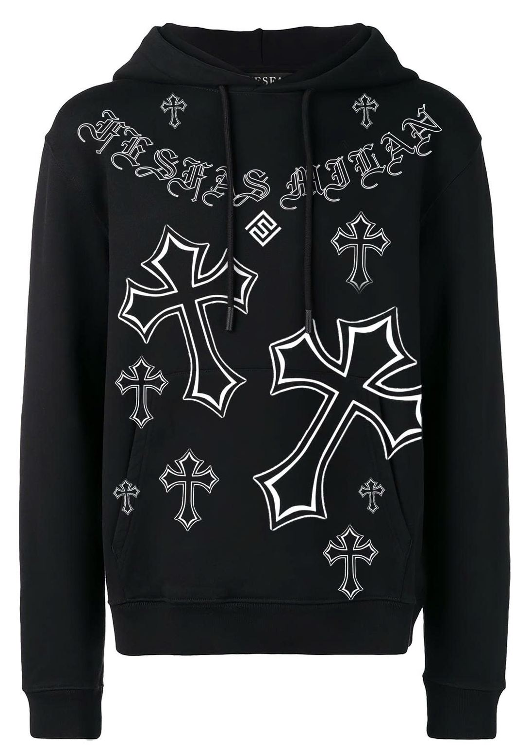 Bộ hoodie FesFas in hình thánh giá