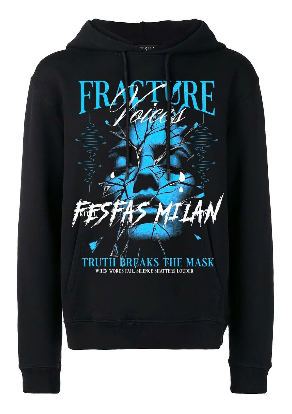Áo hoodie FesFas in hình mặt nạ