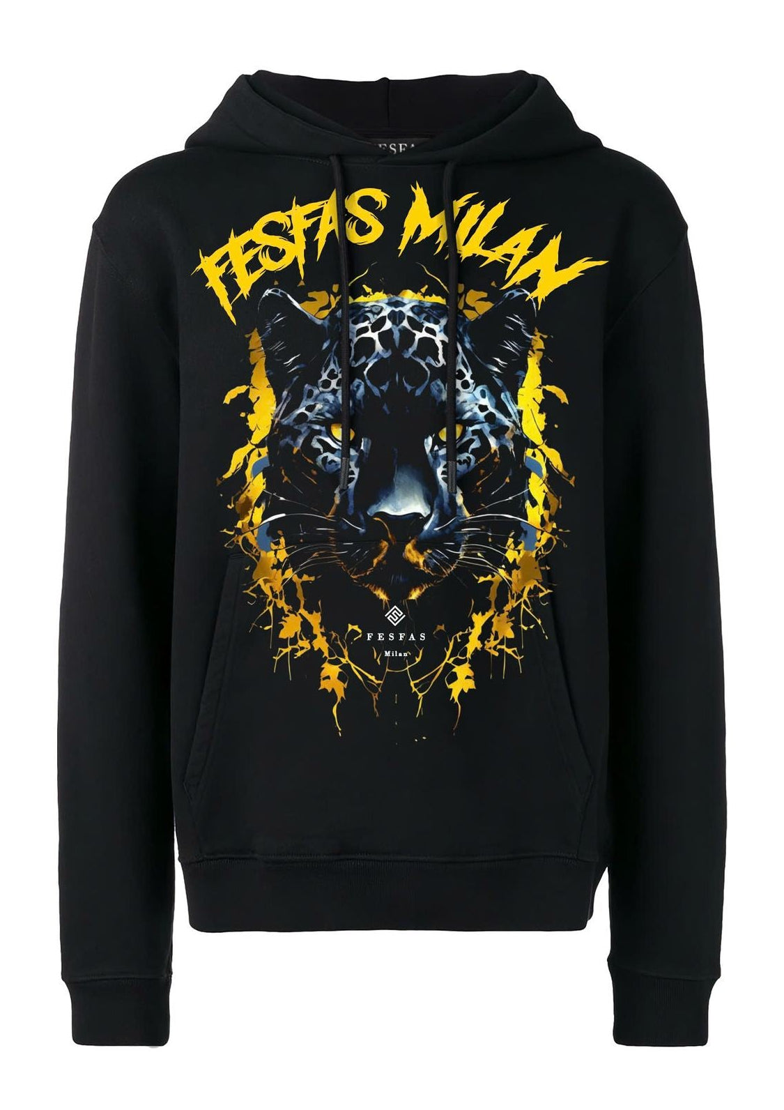 Áo hoodie FesFas in hình báo đốm