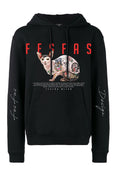 Áo hoodie FesFas in hình mèo xăm hình