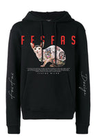 Áo hoodie FesFas in hình mèo xăm hình