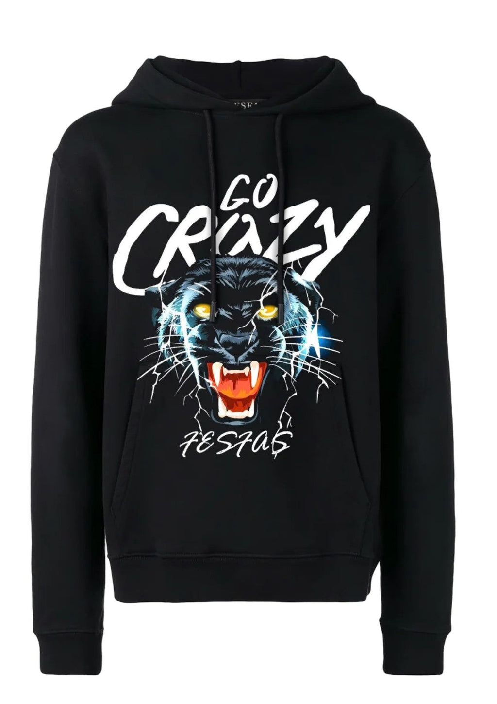 Áo hoodie FesFas in hình báo đen